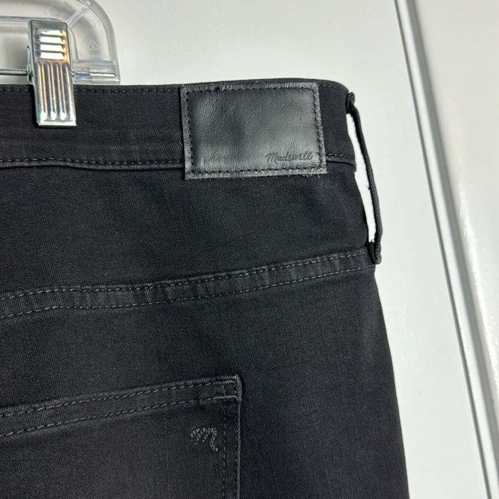 Madewell 10" High-Rise Roadtripper Jeggings Button-Front Edition Black‎ 37 Tall - Picture 9 of 16